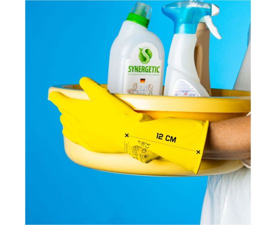 Латексные химостойкие перчатки Jeta Safety 50/50, с хлопковым напылением, 0.4 мм, р. 8/m JL711-08-M – изображение 8