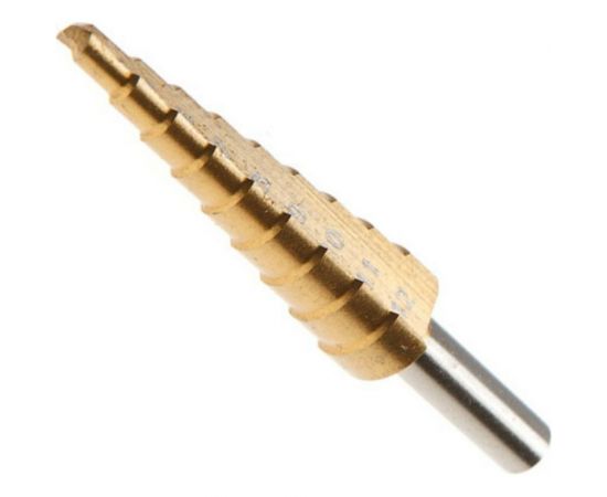 Сверло ступенчатое по металлу 4-12 мм Gepard GP0300-12 