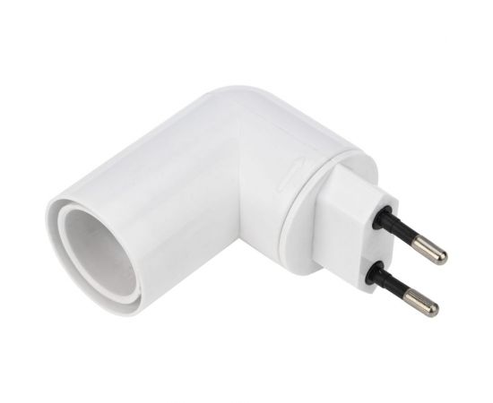 Цокольный светильник в розетку REXANT Е14 с выключателем 11-8883 