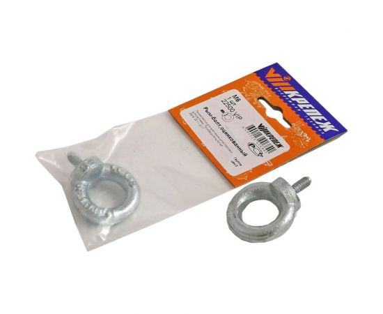 Рым-болт vipкрепеж оцинкованный, М6, 1 шт. 22500 VIP 