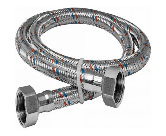 Подводка для воды ELKA сталь 200 см 1/2, гайка-гайка 773234 