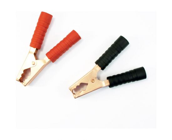 Комплект зажимов "крокодил" Вымпел 140 мм (красный + черный) 5258 