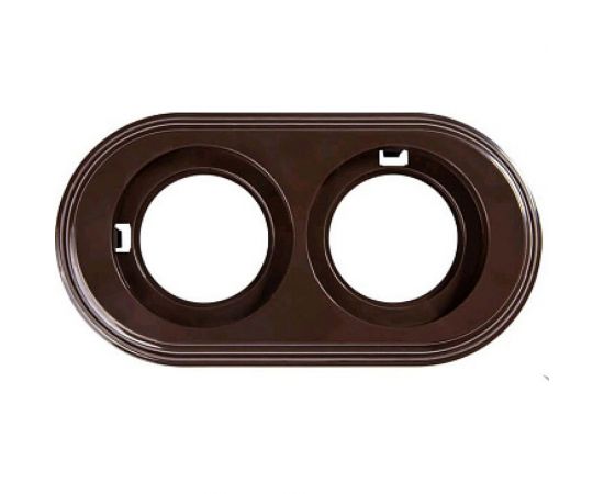 Рамка BIRONI Пластик Коричневый 2-я BF1-620-22 