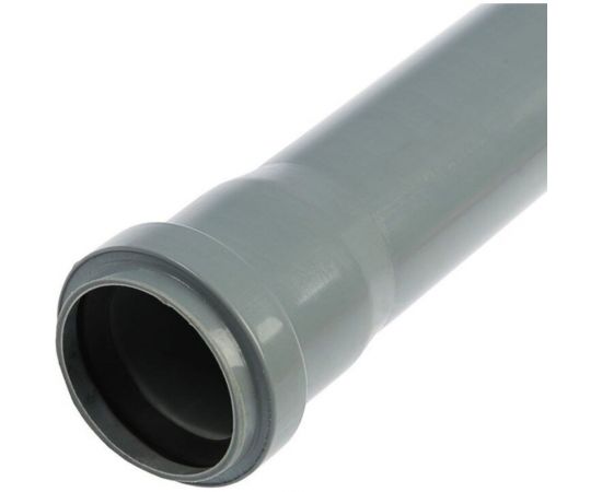 Труба РемоКолор внутренняя канализация, серая, 50x1.8 мм, 1 м 67-1-002 