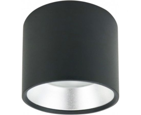 Накладной светильник ЭРА OL8 GX53 BK/SL подсветка, под лампу Gx53, алюминий, цвет черный/серебро, 40/800 Б0048540 