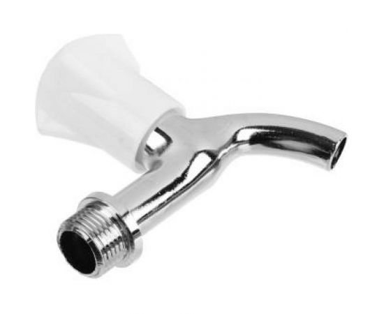 Водоразборный кран FRESSO короткий излив, ручка пластик, 1/2"", цинк 554-088 – изображение 2