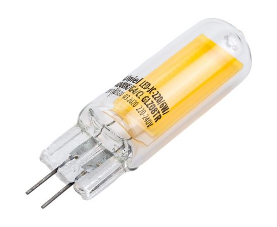 Светодиодная лампа Uniel 220, 6W, 4000K, G4, CL GLZ08TR картон LED-JC UL-00005066 – изображение 2