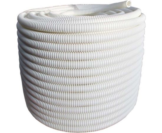Легкая гофротруба ПВХ Урал ПАК с зондом белая 25 мм 75 м ГФ-0100925-075 – изображение 2