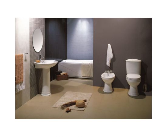 Раковина с пьедесталом Creo Ceramique MARSEILLE 630x520x845 MA3000+MA3010 00029797 – изображение 2