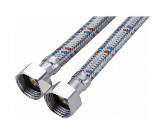 Подводка для воды ELKA сталь 200 см 1/2, гайка-гайка 773234 – изображение 2