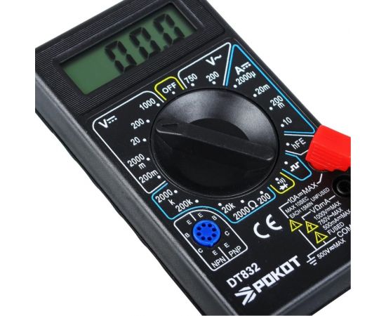 Цифровой мультиметр РОКОТ DT-832 660-015 – изображение 2