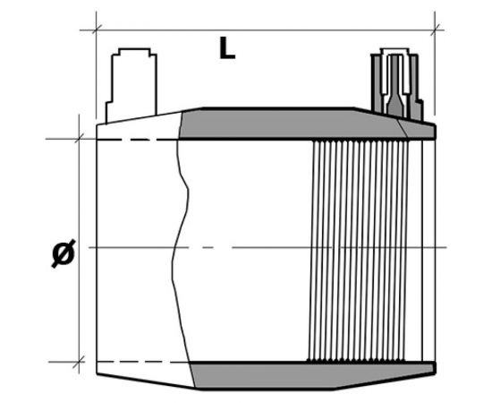 Электросварная муфта SABfuse SDR7,4 PN25 PE100 D63 802825063 – изображение 2