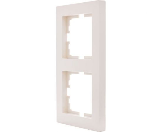 2-ая вертикальная рамка Lezard VESNA без вставки, крем 742-0300-152 – изображение 2