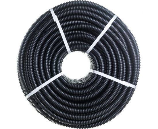 Легкая гофротруба УРАЛ ПАК ПНД 20 мм 25 с протяжкой черная, м ГФ-1100020-025 – изображение 3