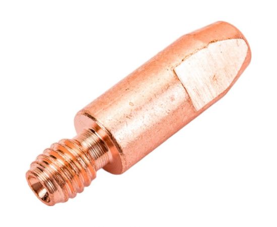 Наконечник сварочный (М6х28х0.8 мм; Cu-E; 5 шт) PLAZWELD Р-М62808 – изображение 3