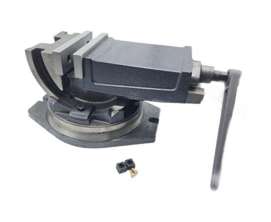 Станочные тиски TORNERI глобусные 2-х осевые поворотные L губок 160 мм, серия QHK160 045774 – изображение 3