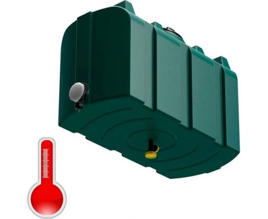 Бак душевой POLIMER GROUP серии «R» 200 литров (зеленый) с подогревом DR200S212 – изображение 3