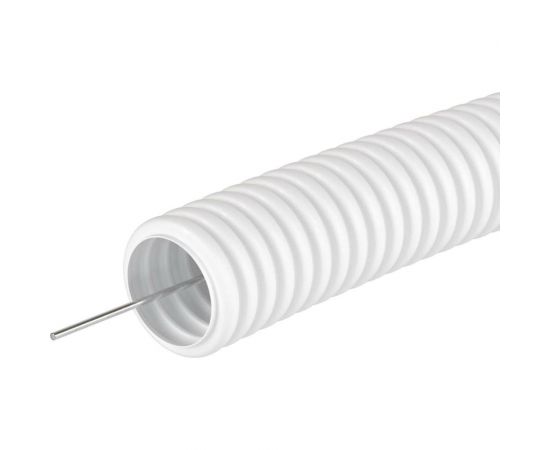 Легкая гофротруба ПВХ Урал ПАК с зондом белая 25 мм 75 м ГФ-0100925-075 – изображение 4