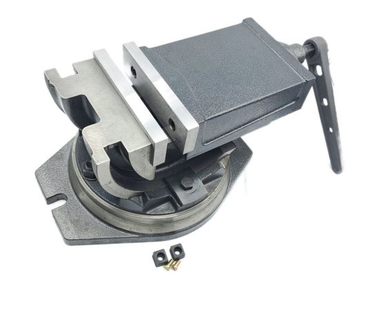 Станочные тиски TORNERI глобусные 2-х осевые поворотные L губок 160 мм, серия QHK160 045774 – изображение 4