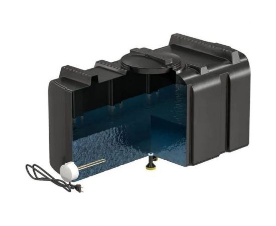 Бак душевой POLIMER GROUP серии «R» 200 литров (зеленый) с подогревом DR200S212 – изображение 4