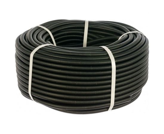 Легкая гофротруба УРАЛ ПАК ПНД 20 мм 25 с протяжкой черная, м ГФ-1100020-025 – изображение 4