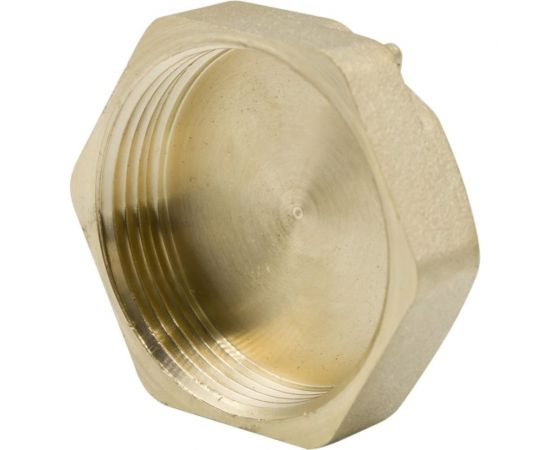 Заглушка LEXLINE 1 1/2 вн, латунь, с контрольным отверстием, 40 551744 – изображение 4