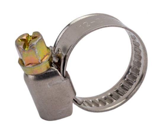 Червячный хомут СВК нержавеющая сталь, w2/9 мм, 12-20 мм SVK-FCW001220 – изображение 4
