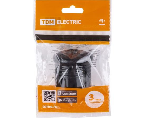 Вилка с заземлением TDM круглая, черная, 10А, 250В SQ1806-0200 – изображение 5