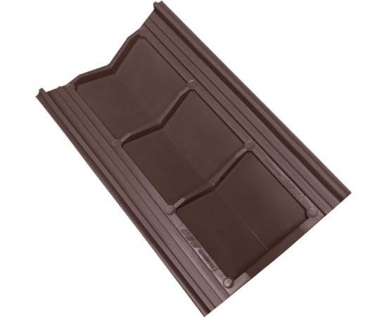 Парапет ППК на пролет забора в 1 кирпич Neoкомпозит Гибкая черепица, 500x258x25 мм, коричневый ПЗ-258 ГЧ К – изображение 6