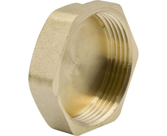 Заглушка LEXLINE 1 1/2 вн, латунь, с контрольным отверстием, 40 551744 – изображение 7