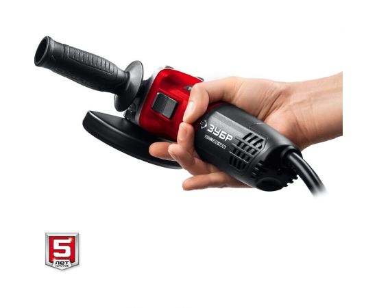 Угловая шлифовальная машина ЗУБР 125 мм, 1000 Вт УШМ-125-1005 – изображение 7