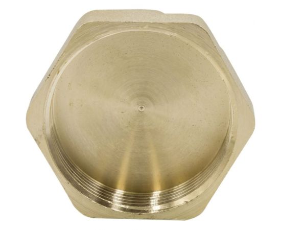 Заглушка LEXLINE 1 1/2 вн, латунь, с контрольным отверстием, 40 551744 – изображение 8