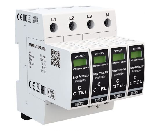 Устройство защиты от импульсных перенапряжений CITEL УЗИП тип 1+2+3 DAC1-13VGS-40-275 821730224 