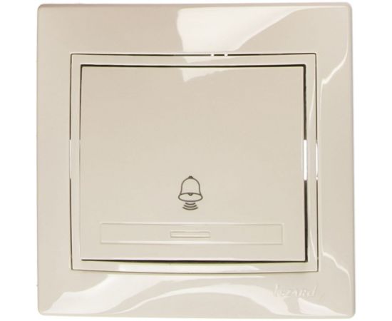 Кнопка звонка LEZARD MIRA белый с белой вставкой 701-0202-103 