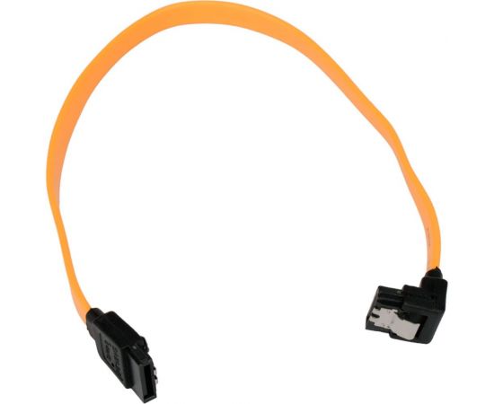 Интерфейсный кабель Cablexpert sata, sata3 7pin/7pin, 30см,мет.защелка,желтый,пакет, CC-SATAM-DATA90-YL-30CM 