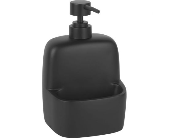 Дозатор с емкостью для губки WasserKraft K-8499BLACK 
