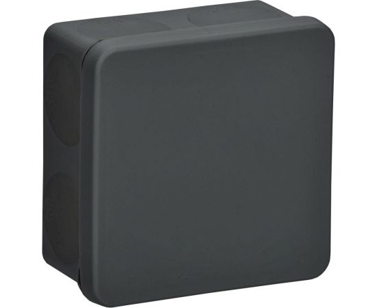 Распаячная коробка IEK км42435 о/п 80x80x40мм ip67 8 вв. черная UKO21-080-080-040-K02-66 