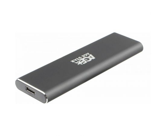 Внешний корпус AgeStar USB 3.1 Type-C M.2 NVME (M-key), алюминий, серый, 31UBNV1C (GRAY) 
