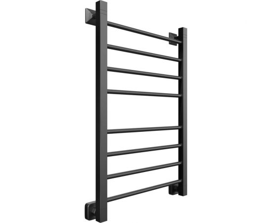 Водяной полотенцесушитель ДВИН S plaza 80/50 К3 квадрат, черный матовый 4656759174453 
