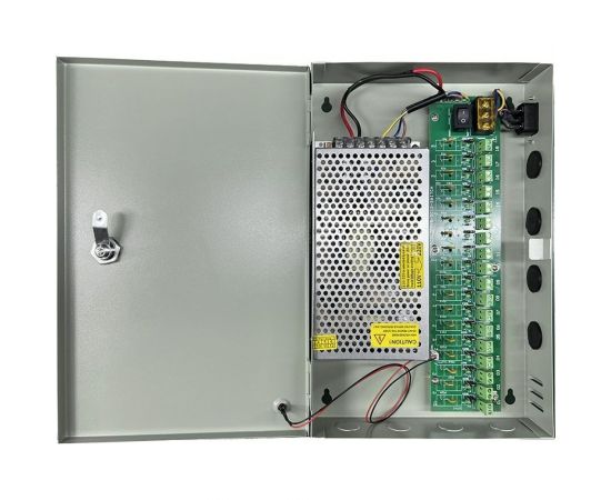 Стабилизированный блок питания Amatek ap-b12/200-18 12В / 18 выходов по 0,92А 7000700 