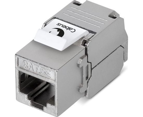 Вставка Keystone Cabeus Jack RJ-45(8P8C), 180 градусов, категория 5e, экранированная, без инструмента Toolless KJ-RJ45-Cat.5e-SH-180-Toolless 