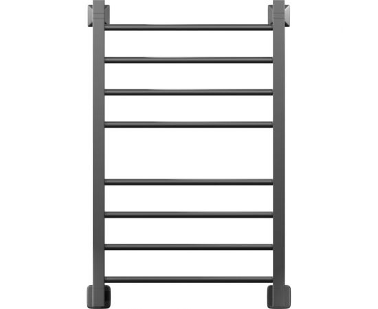 Водяной полотенцесушитель ДВИН S plaza 80/50 К3 квадрат, черный матовый 4656759174453 – изображение 2