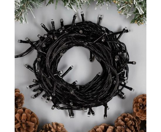 Гирлянда-нить Luazon ECO, IP20, 10 м, Н.Т. LED-100-220V, 8 режимов, красный 3556794 – изображение 2