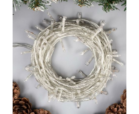 Гирлянда-нить Luazon ECO, IP20, 10 м, Н.С. LED-100-220V, 8 режимов, зеленый 3556785 – изображение 2