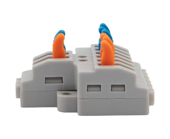 Разветвительная клемма REXANT СМК 2x3 2 полюса с монтажной площадкой 1 ввод 3 вывода 5 шт 07-5234-05 – изображение 2