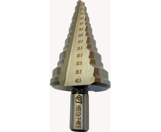 Сверло ступенчатое 7-40.5 мм, HSS Co5 ФТ 111038 – изображение 2