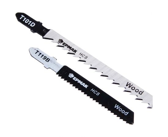 Пилки для электролобзика (5 шт; по дереву/металлу/пластику; HSS/HCS) ЕРМАК 664-030 – изображение 2