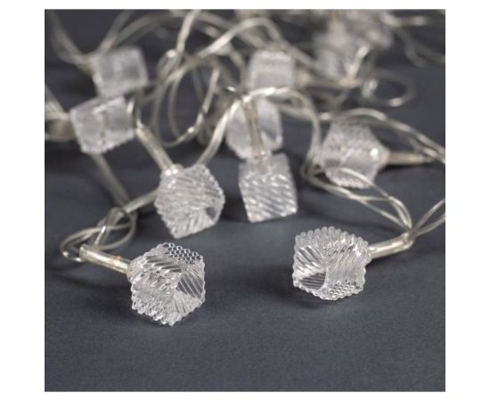 Нить Luazon DCR 5 м, с насадками Кубик тающий, IP20, Н.С. LED-20-220V, моргает, мульти 1080395 – изображение 2