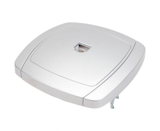 Одинарная телефонная розетка СВЕТОЗАР АКЦЕНТ SV-54217-SM – изображение 2