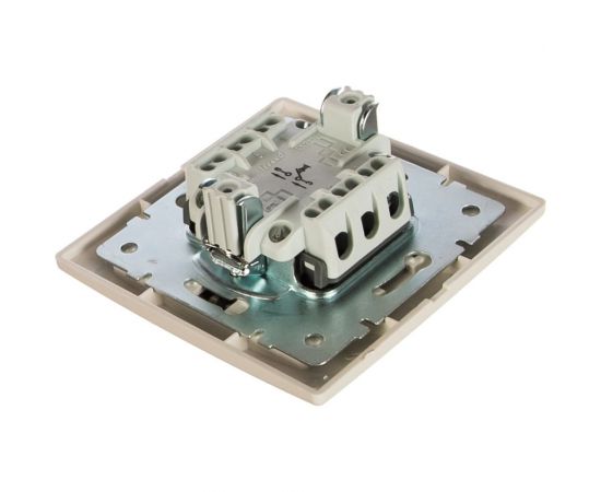 Кнопка звонка LEZARD MIRA белый с белой вставкой 701-0202-103 – изображение 2